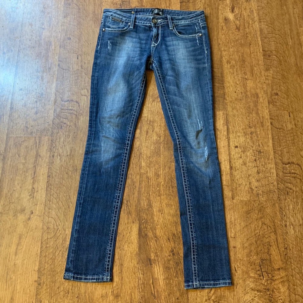 Express ReRock skinny jeans